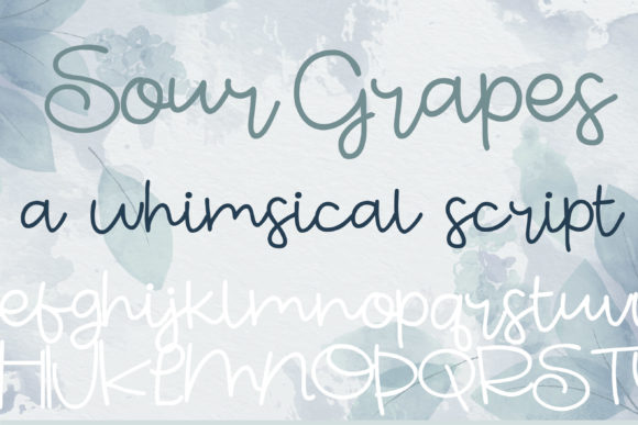 Sour Grapes Font Poster 1
