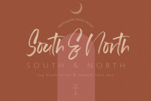 South & North Font Poster 1