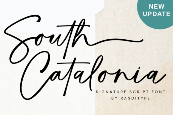 South Catalonia Font Poster 1