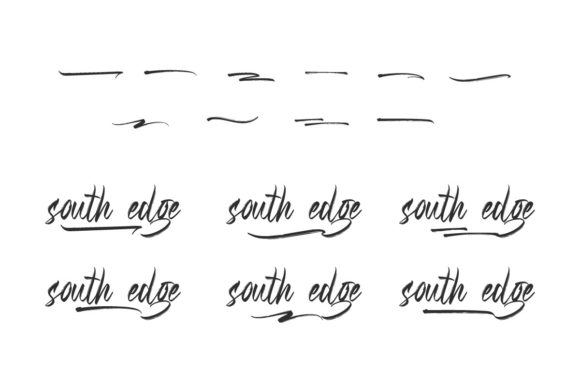 South Edge Font Poster 9
