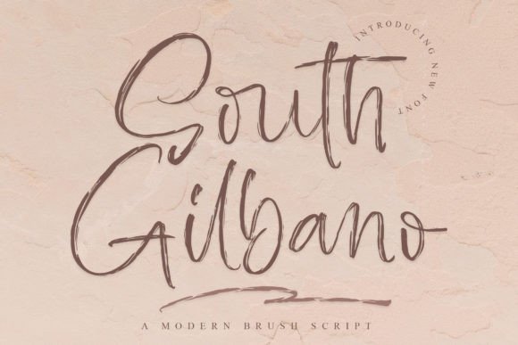 South Gilbano Font Poster 1