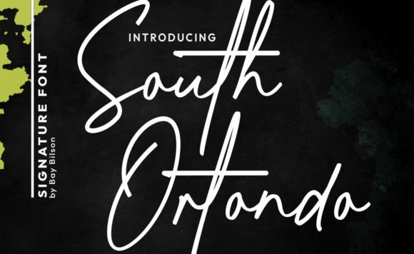 South Ortondo Font Poster 1