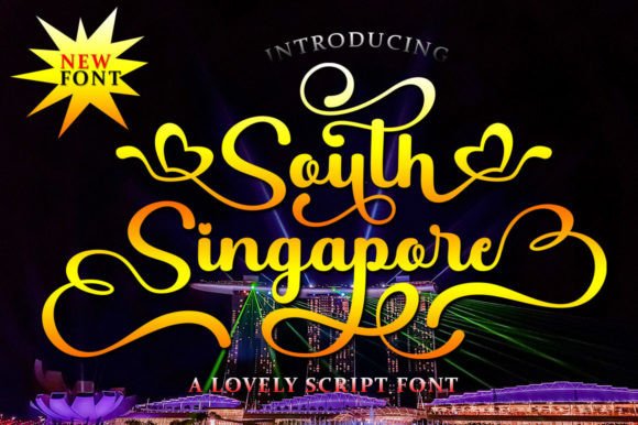 South Singapore Font Poster 1