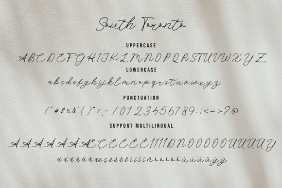 South Toronto Font Poster 8