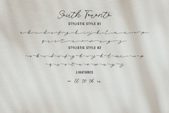 South Toronto Font Poster 9