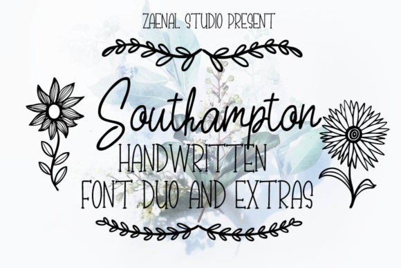 Southampton Font Poster 1