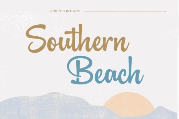 Southern Beach Font Poster 1
