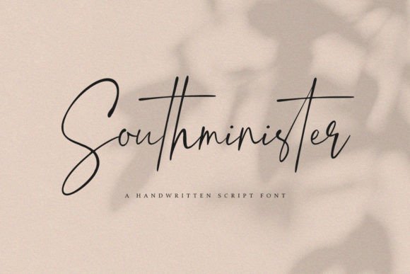 Southminister Font Poster 1