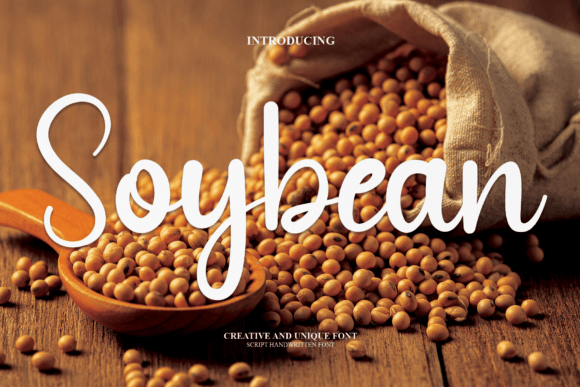 Soybean Font Poster 1