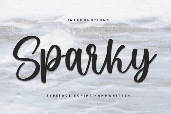 Sparky Font Poster 1