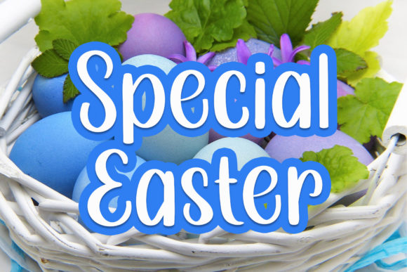 Special Easter Font Poster 1