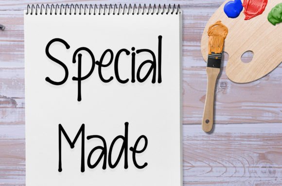 Special Made Font Poster 1