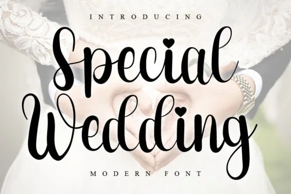 Special Wedding Font Special Wedding Font Poster 1