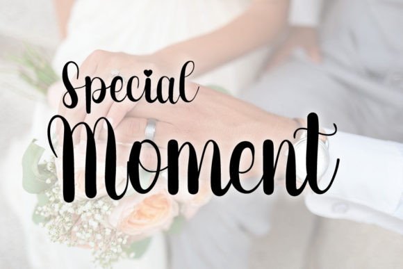 Special Wedding Font Poster 2