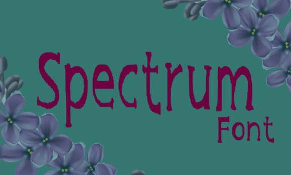 Spectrum Font Poster 1