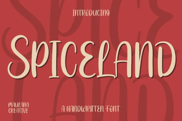Spiceland Font Poster 1