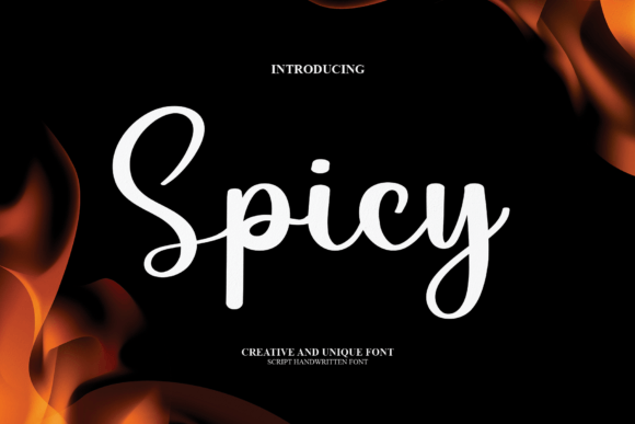 Spicy Font Poster 1