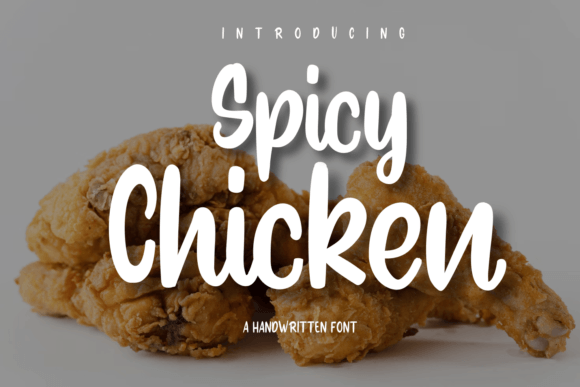 Spicy Chicken Font Poster 1