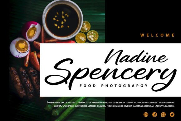 Spicyer Font Poster 2