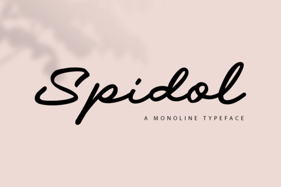 Spidol Font Poster 1