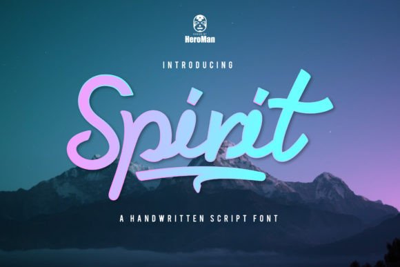 Spirit Font Poster 4