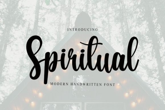 Spiritual Font Poster 1