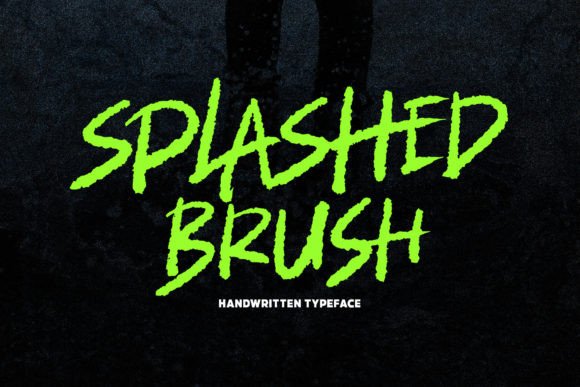 Splashed Font