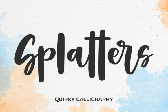 Splatters Font