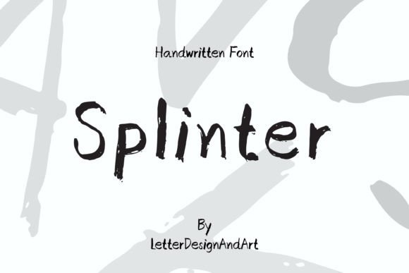 Splinter Font Poster 1