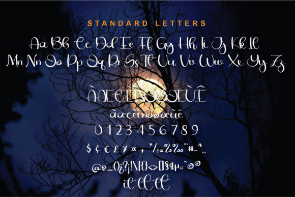 Spooky Font Poster 3