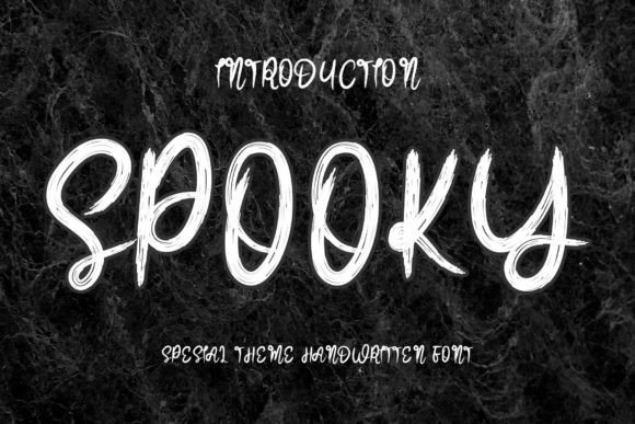 Spooky Font Poster 1