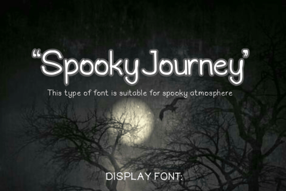 Spooky Journey Font Poster 1