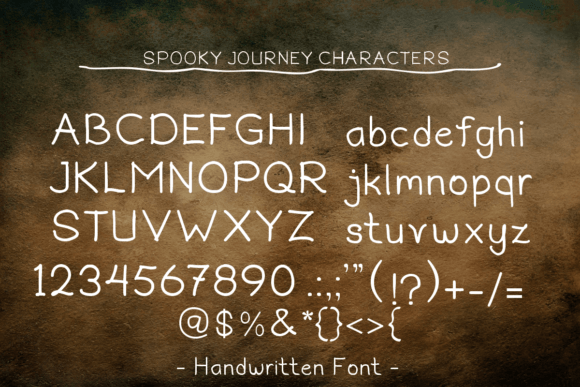 Spooky Journey Font Poster 4