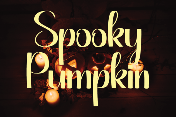 Spooky Pumpkin Font