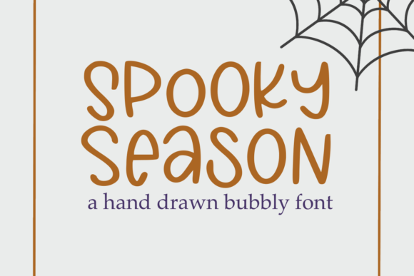 Spooky Season Font Poster 1