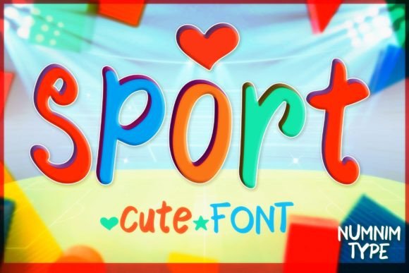 Sport Font Poster 1