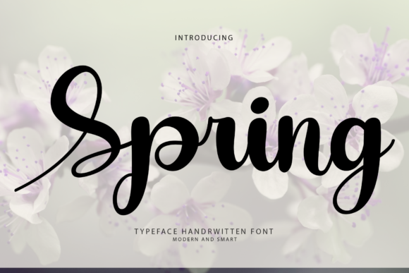 Spring Font Poster 1