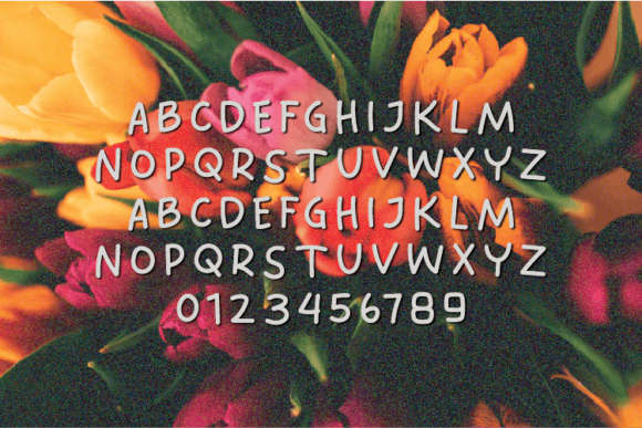 Spring Fresh Font Poster 2