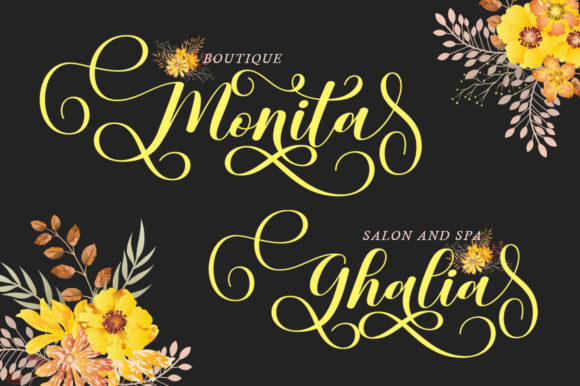 Spring Hearts Font Poster 5