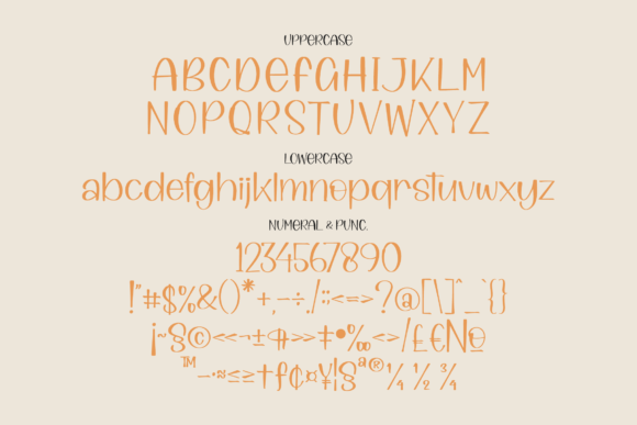Spring Holiday Font Poster 13
