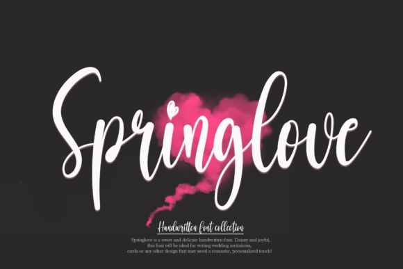 Spring Love Font Poster 1