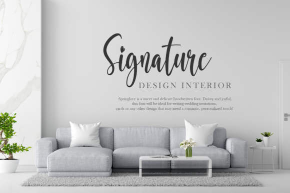 Spring Love Font Poster 5