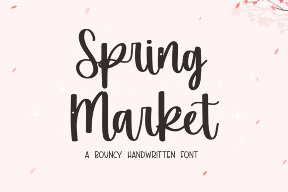Spring Market Font Poster 1