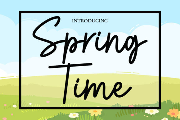 Spring Time Font