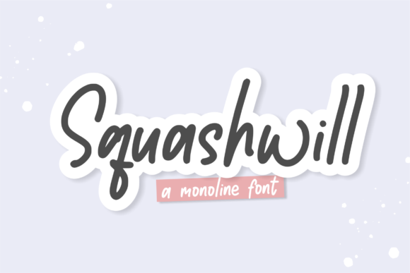 Squashwill Font Poster 1