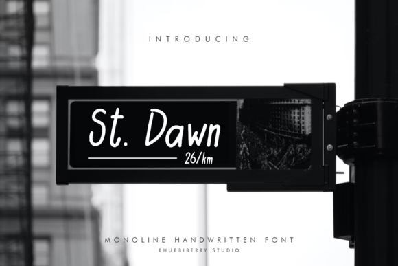 St. Dawn Font Poster 1