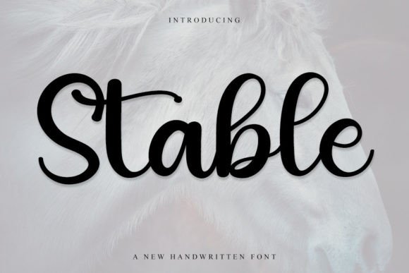 Stable Font Poster 1
