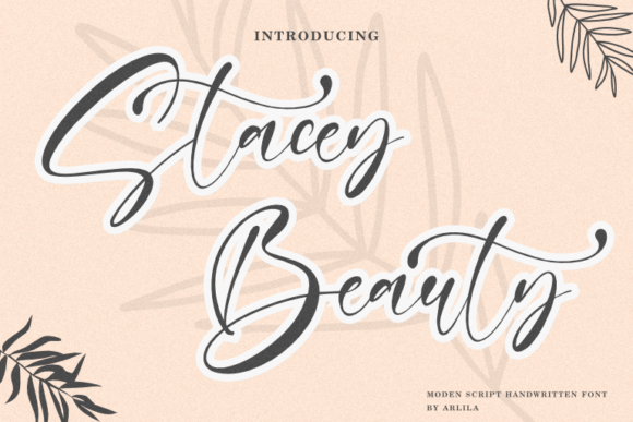 Stacey Beauty Font Poster 1