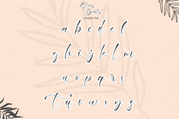 Stacey Beauty Font Poster 5