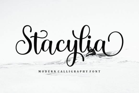 Stacylia Font Poster 1